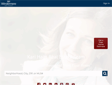 Tablet Screenshot of karihaas.com